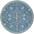 thumbnail image 1 of Couristan Recife Veranda 7'6" Round Ivory- Blue Outdoor Rug, 1 of 5