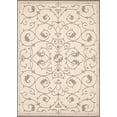 thumbnail image 1 of 5.75' x 9' Cocoa Brown Rectangular Polypropylene Area Throw Rug, 1 of 3