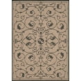 thumbnail image 1 of Couristan 3.75' x 5.25' Brown and Black Rectangular Polypropylene Area Throw Rug, 1 of 6