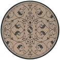 thumbnail image 1 of Couristan Recife Veranda Indoor / Outdoor Area Rug, Cocoa- Black, 8'6" Round, 1 of 6