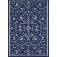 thumbnail image 1 of Couristan 2.25' x 11.75' Indigo and Ivory Rectangular Polypropylene Area Runner Rug, 1 of 6