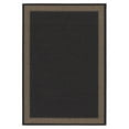 thumbnail image 1 of Couristan Wicker Stitch Area Rug, Black/Cocoa ,Rectangle, 5'10" x 9'2", 1 of 3