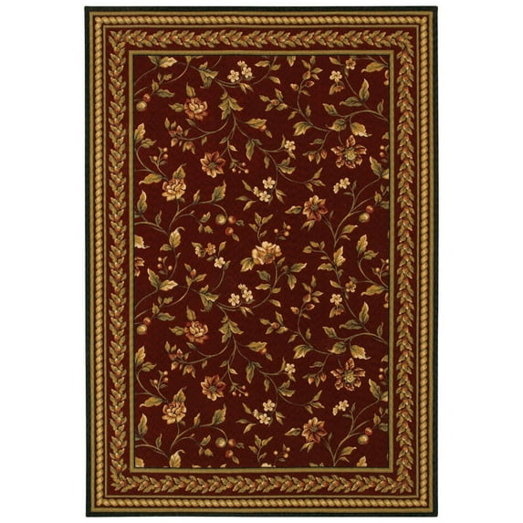 Couristan Royal Luxury Winslow Area Rug - Bordeaux