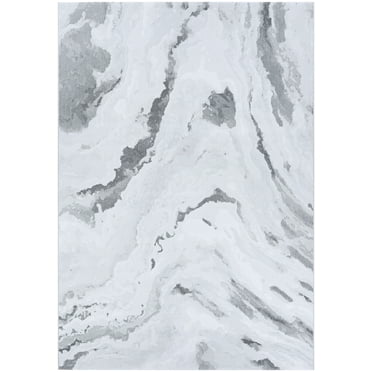 Couristan Serenity Abstract Marble Area Rug, 5'3" x 7'6", Opal-Mushroom