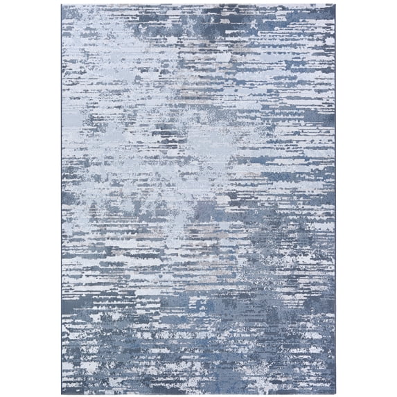 Couristan Serenity Cryptic Area Rug, 3'11" x 5'6", Grey-Opal