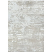 Couristan Serenity Cryptic Area Rug, 5'3" x 7'6", Beige-Champagne