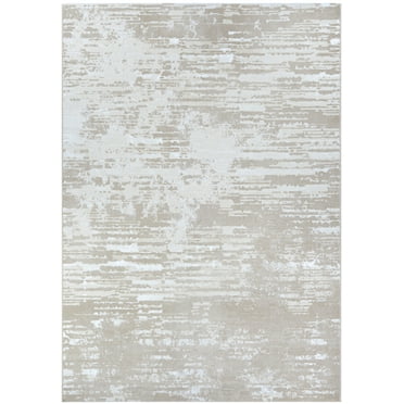 Couristan Serenity Cryptic Area Rug, 5'3" x 7'6", Beige-Champagne