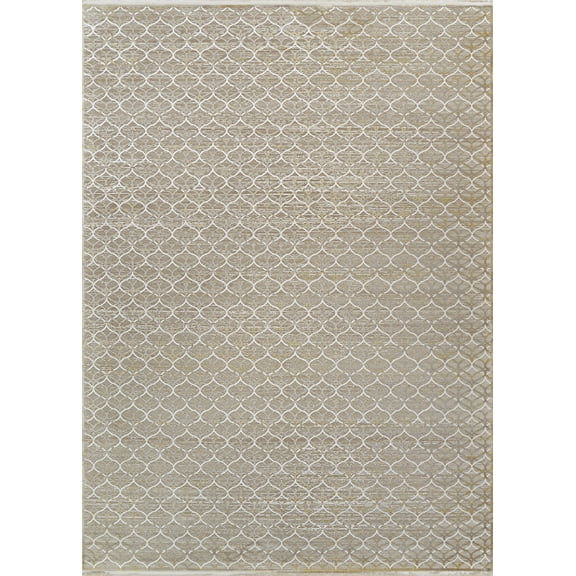 Couristan Siena Harlequin 5'3" x 7'2" Burnished Gold Area Rug