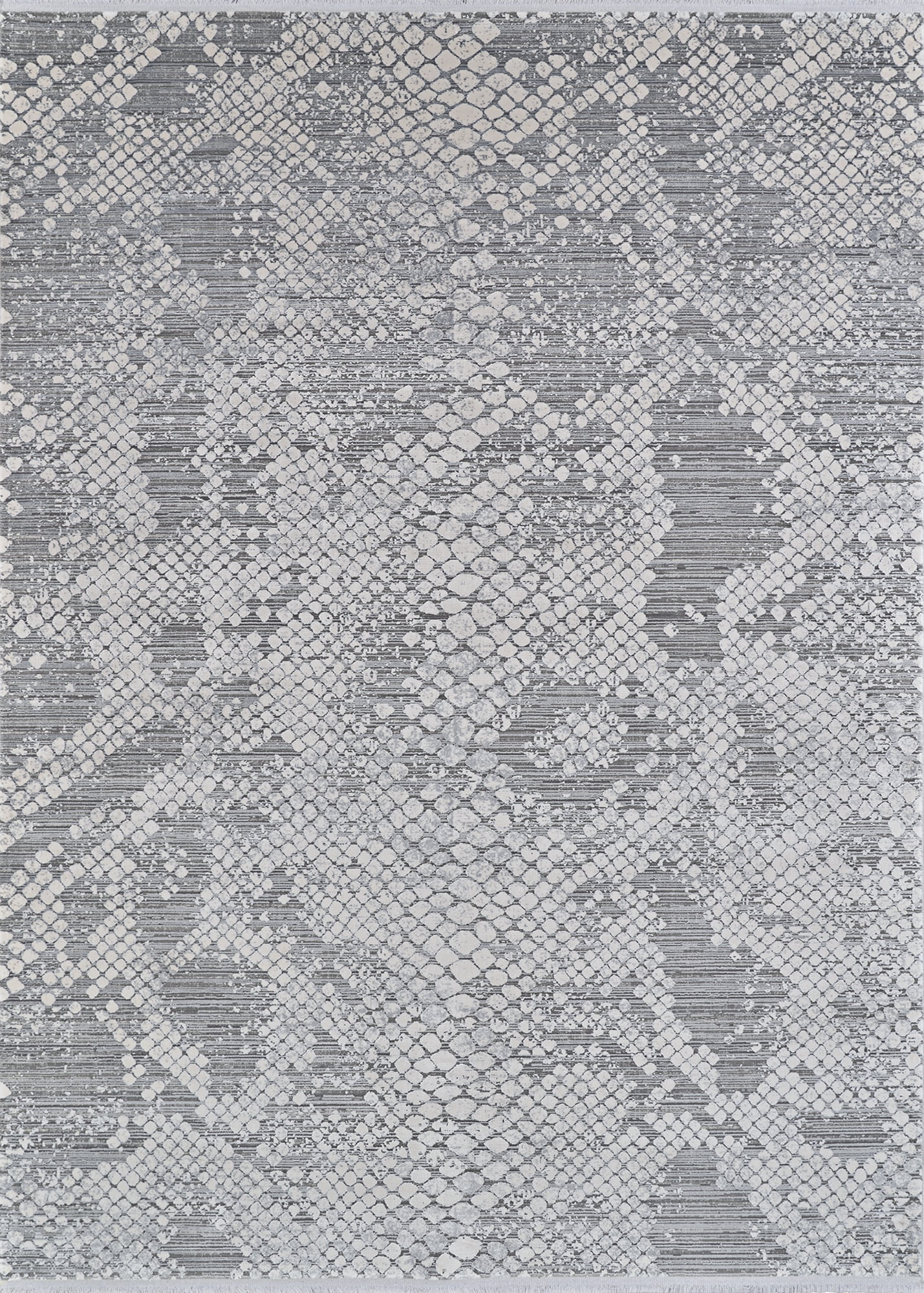 Couristan Siena Inverno 5'3" x 7'2" Grey-Ivory Area Rug