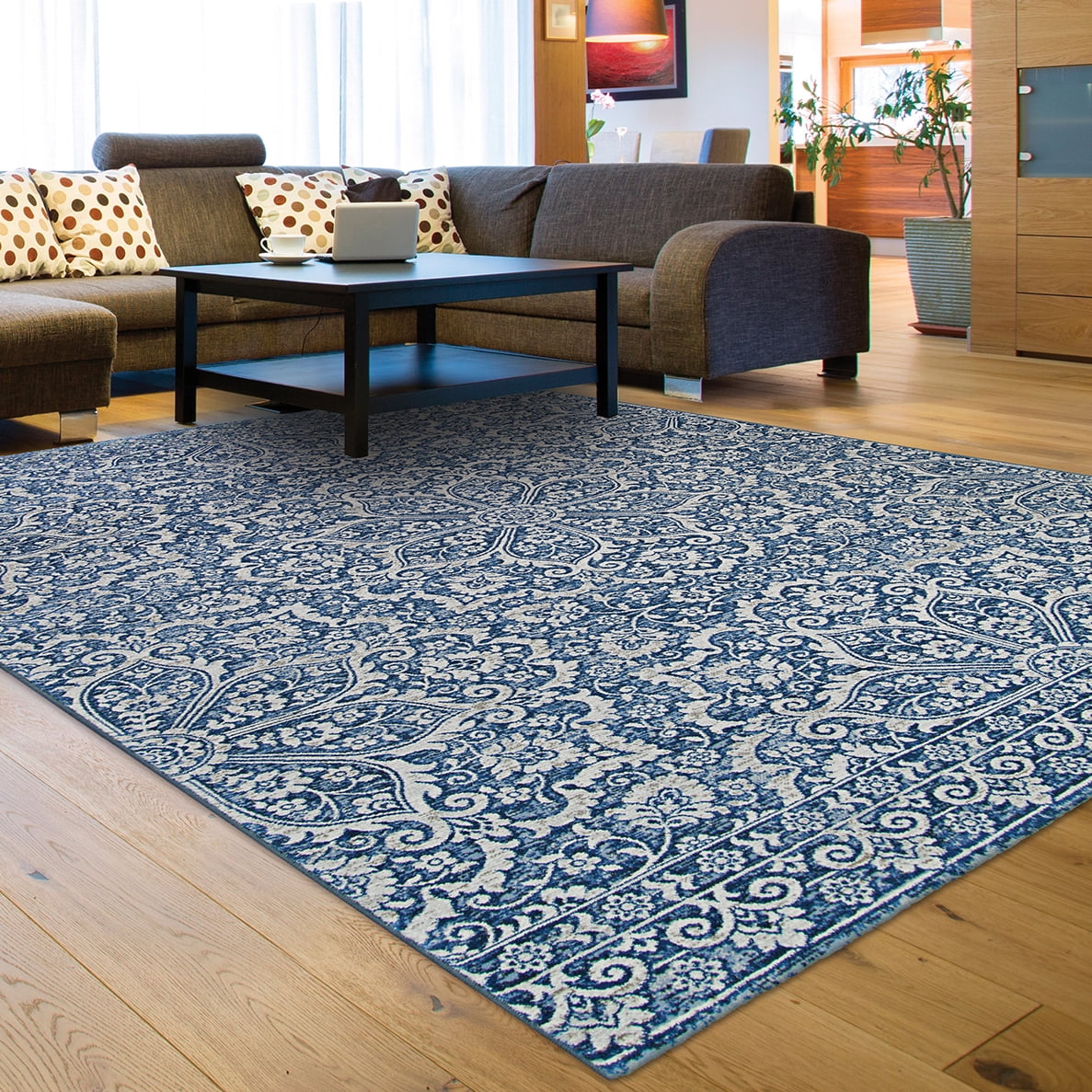 Couristan Sultan Treasures Sofia Area Rug, 7'10" x 11'2", Bosphorus