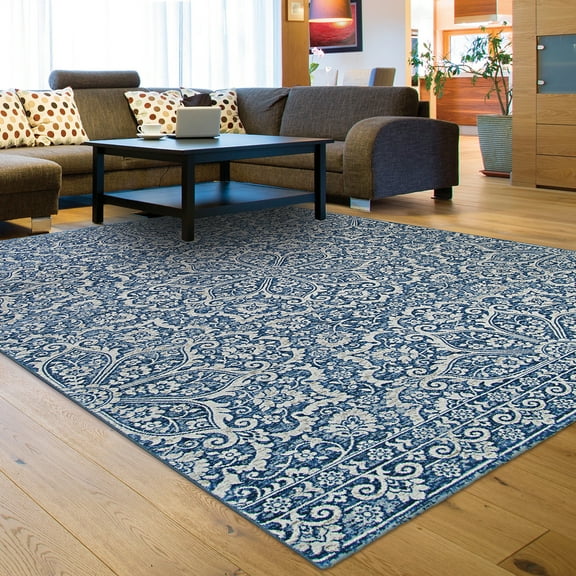Couristan Sultan Treasures Sofia Area Rug, 2'7" x 7'10" Runner, Bosphorus