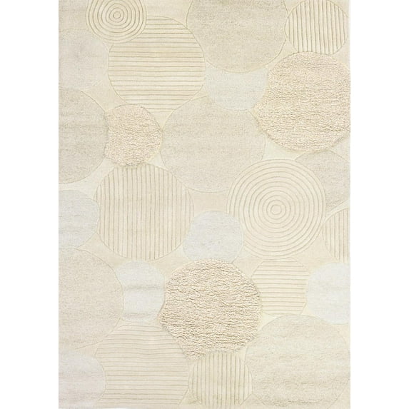 Couristan Super Indo-Natural Austin Rug In White - (8 Foot x 11 Foot)