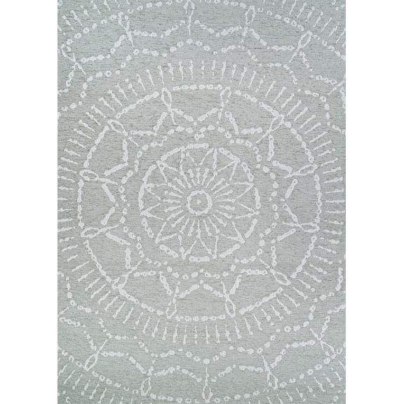 Couristan Timber Coppe Herb Green Indoor/Outdoor Area Rug