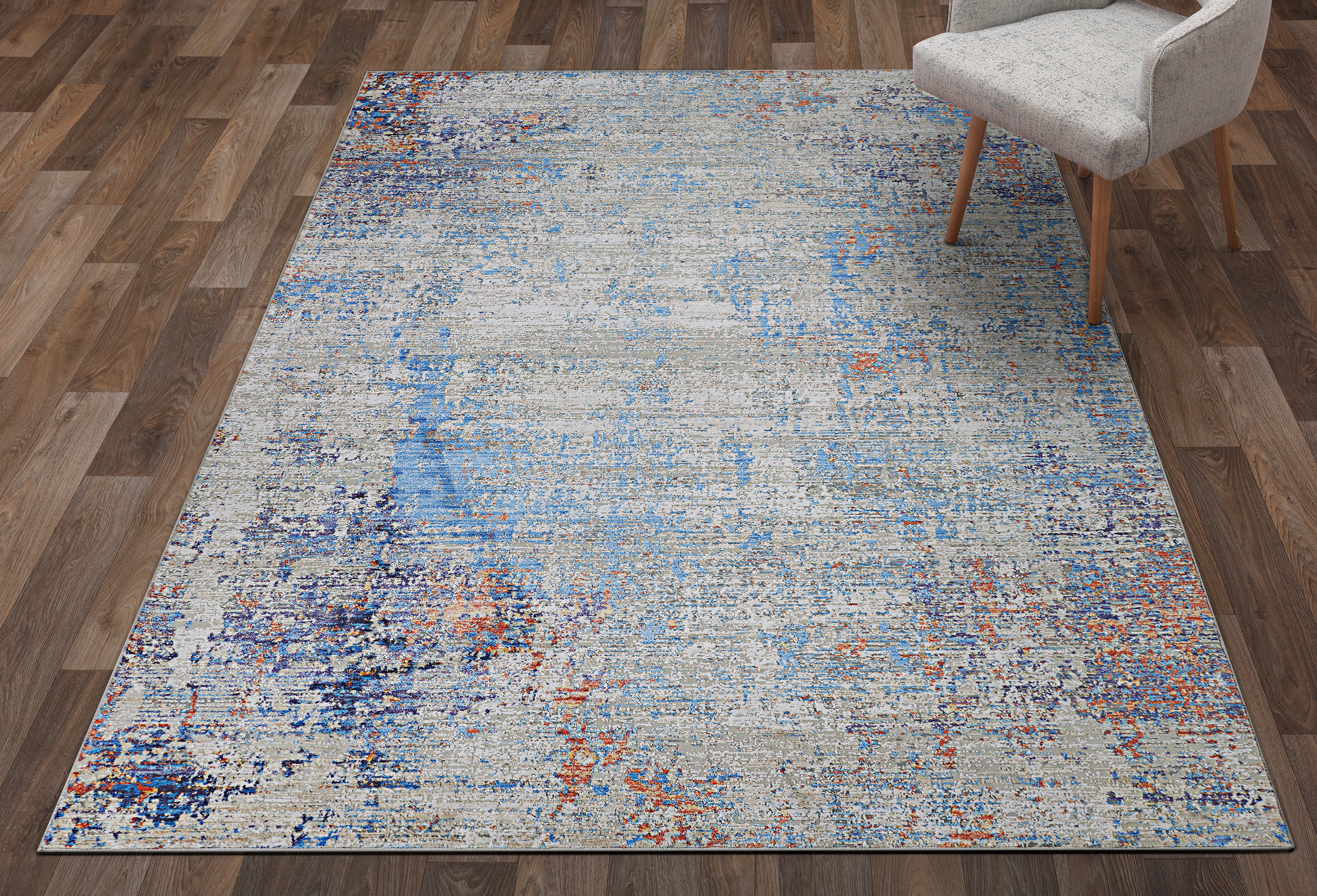Couristan Vibrata Reflections Multi-Pastels Area Rug
