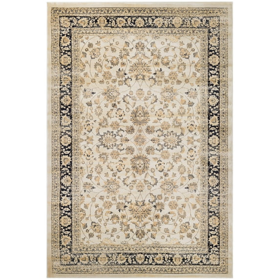 Couristan Zahara Farahan Amulet Area Rug, 5'3" x 7'6", Oatmeal-Black