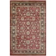thumbnail image 1 of Couristan Zahara Farahan Amulet Area Rug, 5'3" x 7'6", Red-Black-Oatmeal, 1 of 8