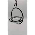 thumbnail image 1 of Couronne - Amphora Recycled Glass Vase & Metal Stand - Lime, 1 of 4