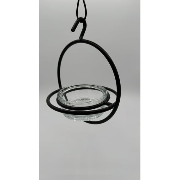 Couronne - Amphora Recycled Glass Vase & Metal Stand - Lime