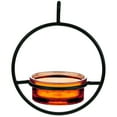 thumbnail image 1 of Mosaic Birds Recycled Glass & Metal Hanging Bird Feeder for Outdoors-Oriole Feeder for Garden- Bluebird Feeder - Orange, 1 of 7