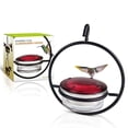 thumbnail image 1 of Mosaic Birds Recycled Glass & Metal Hummble Slim Hummingbird Feeder, Hanging Bird Feeder for Outdoors, 3.4 oz, 1 of 7