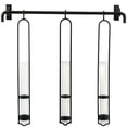 thumbnail image 1 of Couronne Co Campania Wall Vase and Metal Bar Hanger, 15.5 inches tall, 2.7 ounce capacity, Clear, 1 of 7
