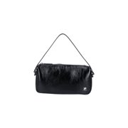 Courr ges Women's Black Three Sixty Nubuck Shoulder Bag Black