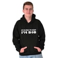 thumbnail image 1 of Course Im Right Im Bob Men's Big & Tall Graphic Hoodie Brisco Brands 2X, 1 of 5