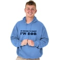thumbnail image 1 of Course Im Right Im Bob Men's Big & Tall Graphic Hoodie Brisco Brands 3X, 1 of 5