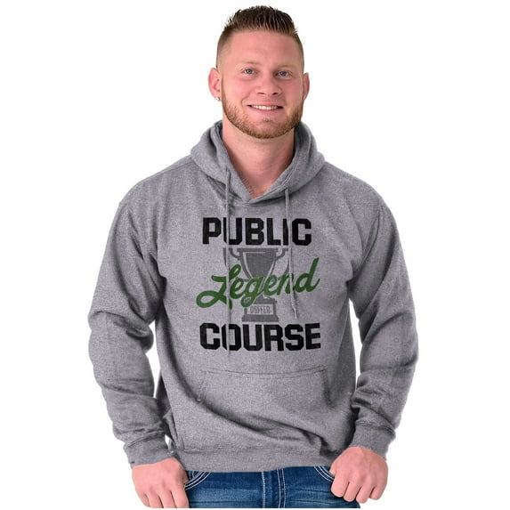 Course Legend Trophy Golfer Golfing Hoodie Sweatshirt Women Men Brisco Brands M