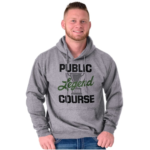 Course Legend Trophy Golfer Golfing Hoodie Sweatshirt Women Men Brisco Brands X