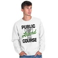 thumbnail image 1 of Course Legend Trophy Golfer Golfing Unisex Plus Fleece Graphic Sweatshirt Brisco Brands 3X, 1 of 5