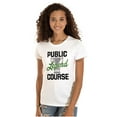 thumbnail image 1 of Course Legend Trophy Golfer Golfing Womens Slim Fit Graphic Tee Brisco Brands S, 1 of 5
