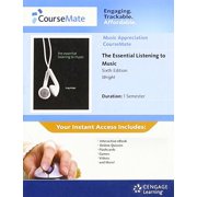 Course Mate Ess.Of Listening to Music 6th Ed Access Code, 9781133113393, Paperback, 6th