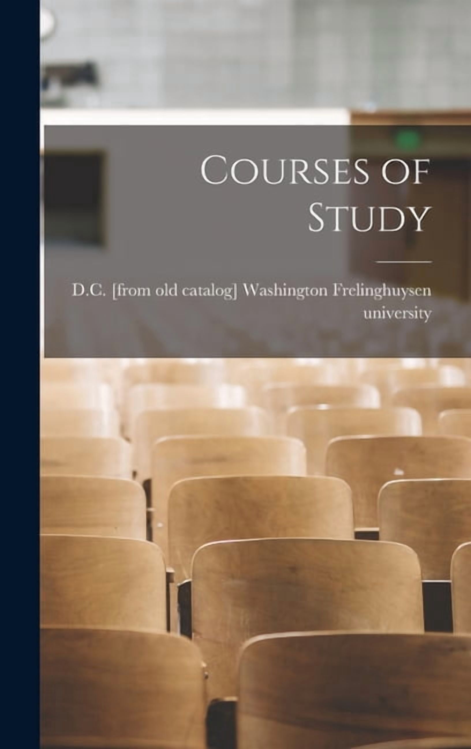 Courses of Study, (Hardcover)