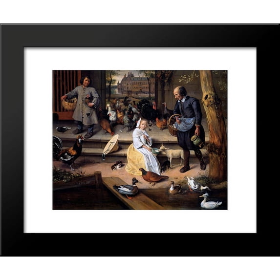 Court 20x24 Framed Art Print by Jan Steen