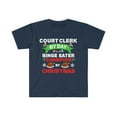 thumbnail image 1 of Court Clerk  by day Binge Eater by Christmas Unisex T-shirt S-3XL, 1 of 2