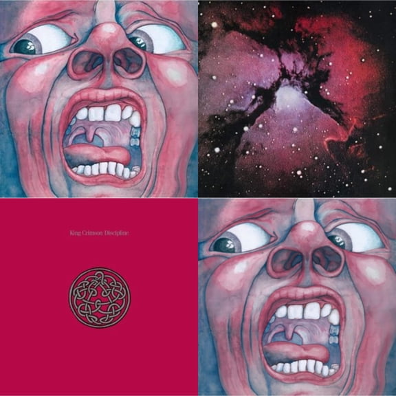 In The Court Of Crimson (200G/Remix/Ltd) & Islands (200G/Remix/Ltd) & Discipline (200G/2022 Steven Wilson Remix) & In The Court Of The Crimson King (200G) [LP Vinyl Bundle]