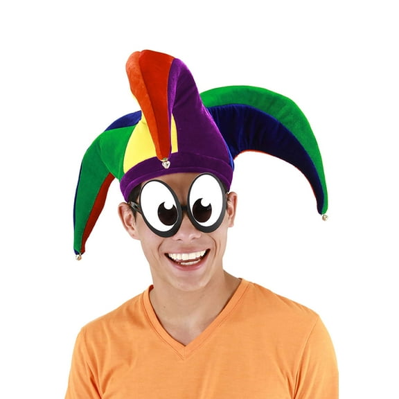 Court Jester Plush Hat Multicolor