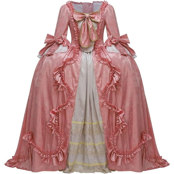 Court Rococo Baroque Marie Antoinette Ball Dresses 18th Century Georgian Era Dress Victorian Ball Gown
