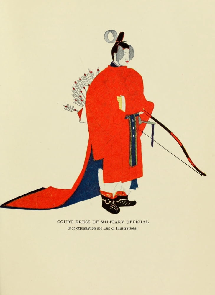 Court dress of a military official Diaries of court ladies of old Japan 1920 Canvas Art - Unknown (18 x 24)