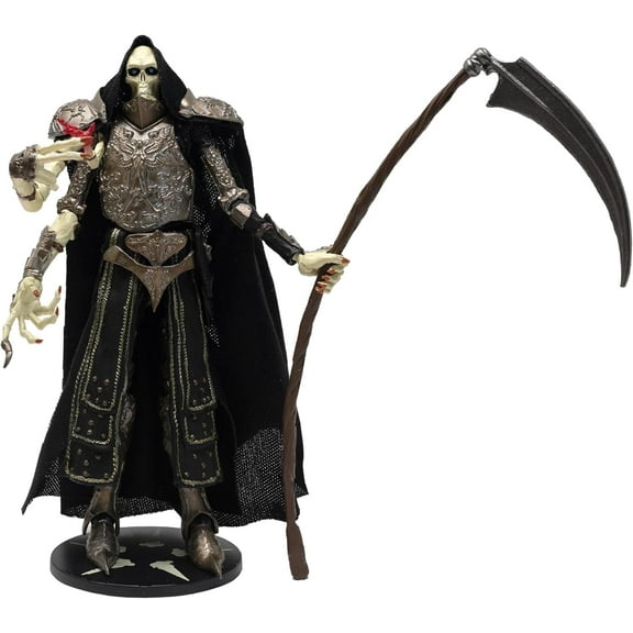 Boss Fight Studio Court of the Dead Demithyle Action Figure  Highly Articulate Collectible Figurine with Accessories Including Alternate Hands, Soft Goods Cape, and Giant Scythe  4