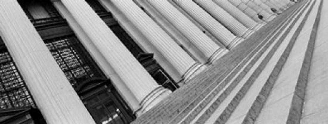 Courthouse Steps NYC New York City New York State USA Canvas Art - Panoramic Images (15 x 6)