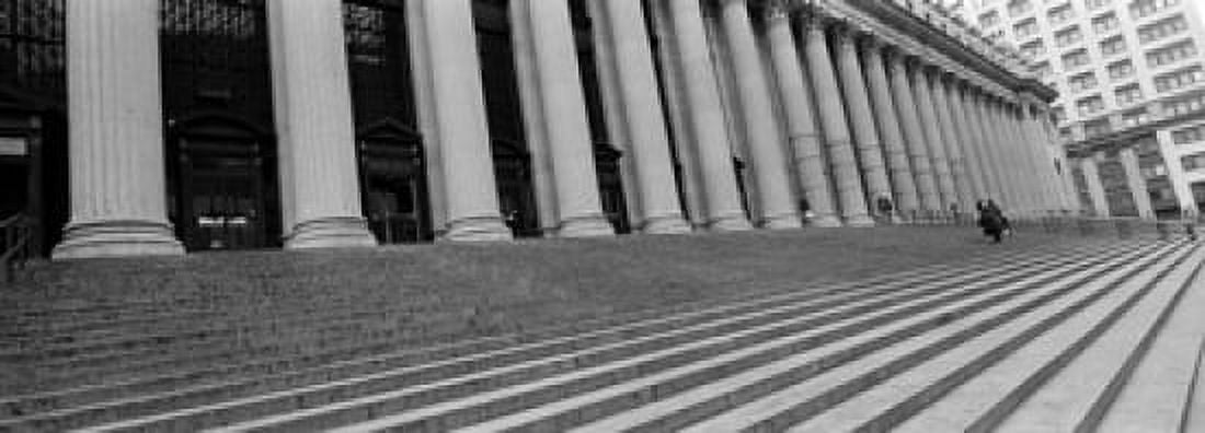 Courthouse Steps NYC New York City New York State USA Canvas Art - Panoramic Images (18 x 7)