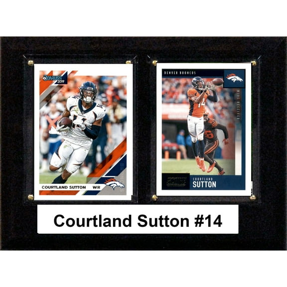 Courtland Sutton Denver Broncos 6'' x 8'' Plaque