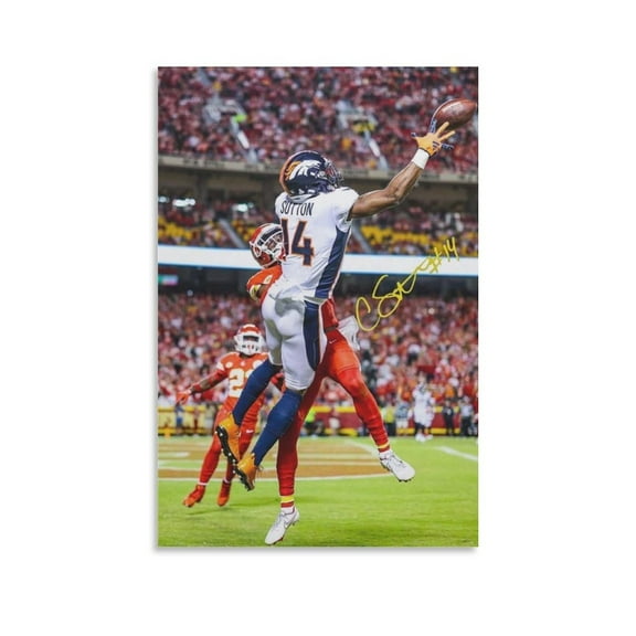 Courtland Sutton Sports Pose Poster Gifts Canvas Painting Poster Wall Art Decorative Picture Prints Modern Decor 20x30inch(50x75cm)