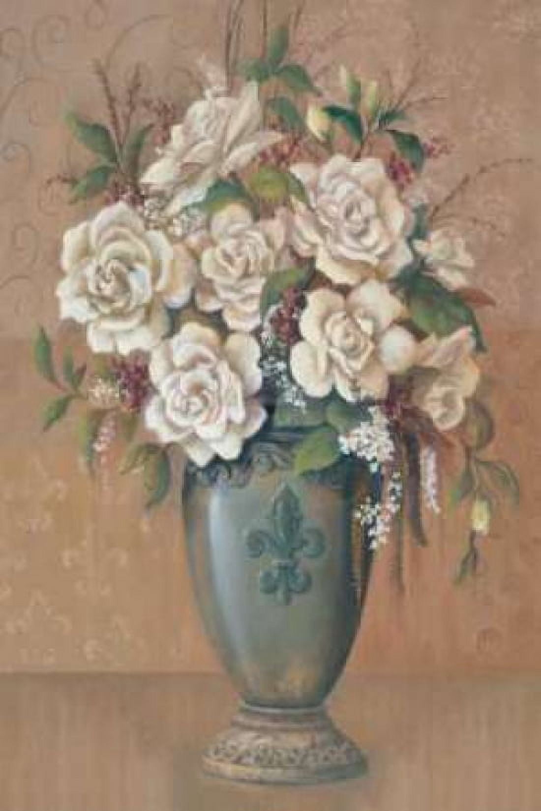 Courtly Roses I Canvas Art - Jillian Jeffrey (12 x 18)
