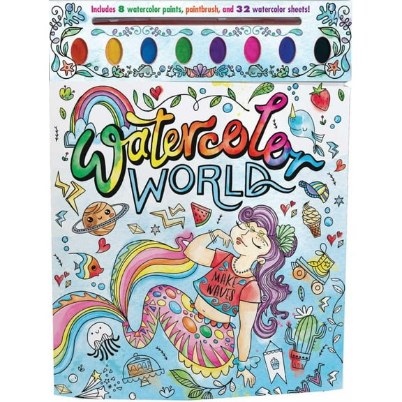 Courtney Acampora: Watercolor World (Spiral-Bound)