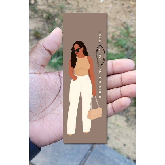 Books Are My Happy Place Bookmark