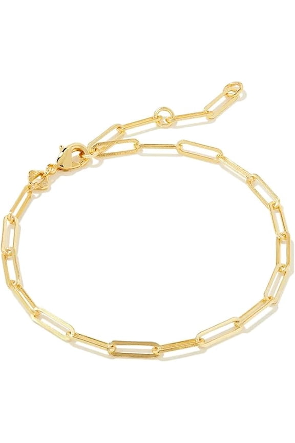 Courtney Paperclip Bracelet - Gold