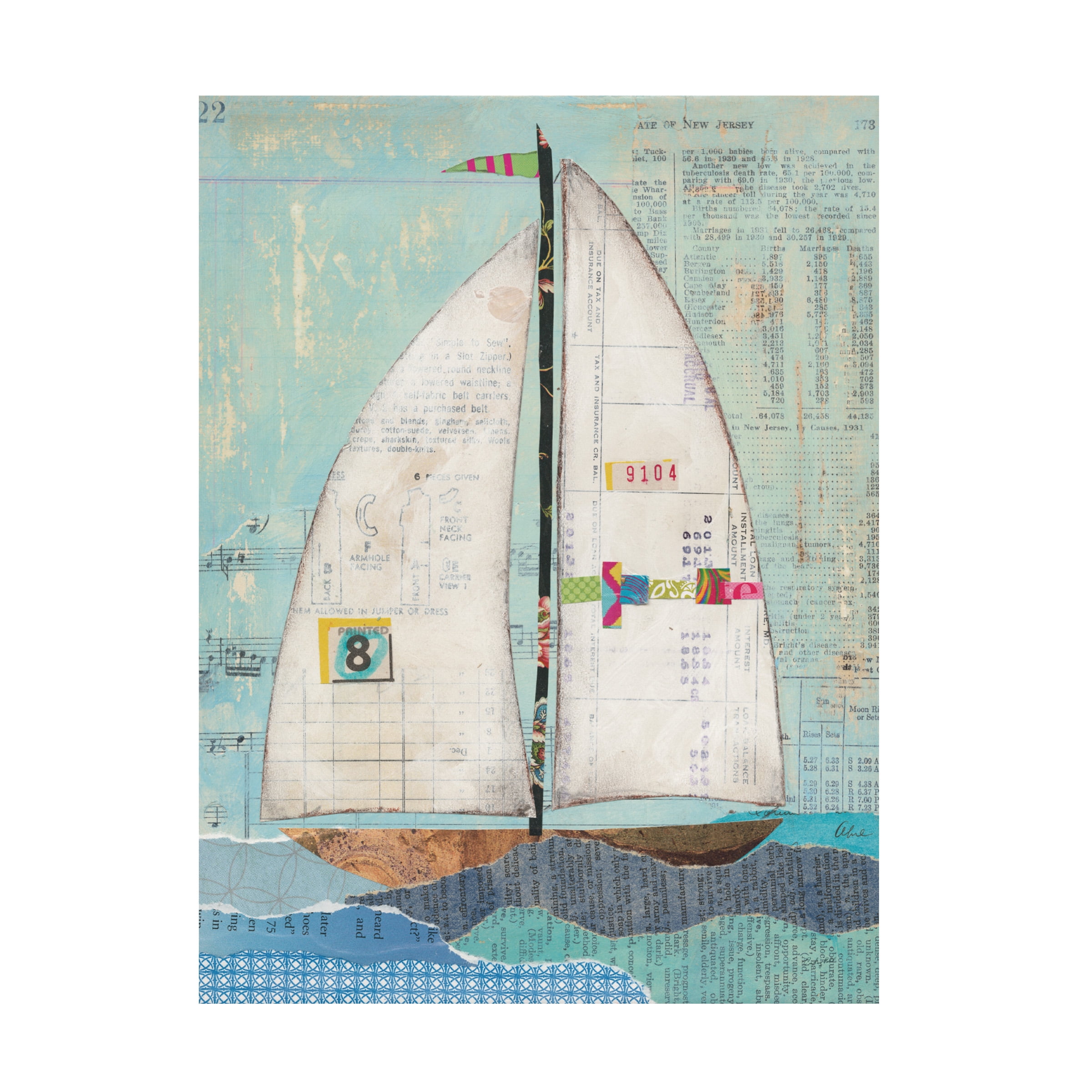 Courtney Prahl 'At The Regatta I' Canvas Art